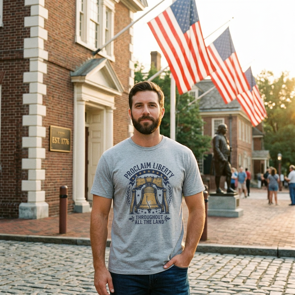 Proclaim Liberty — Patriotic Graphic Tee
