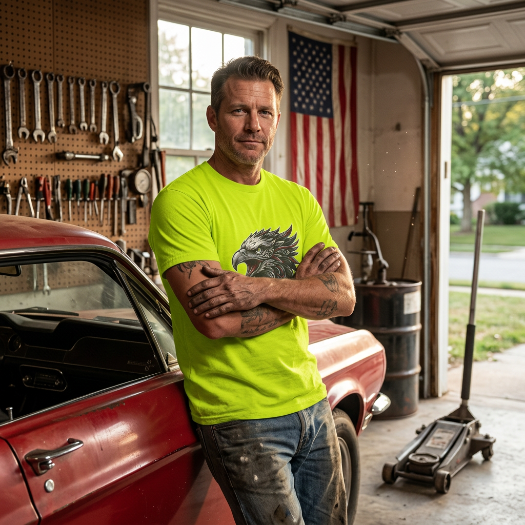 American Eagle — Patriotic Tattoo Art Tee